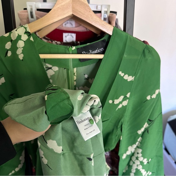 Realisation Par the Kate Dress Summer Loving Green size M - Picture 10 of 15